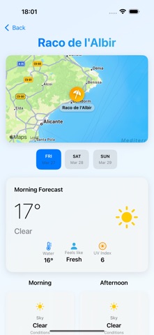 Spain Weather iPhone screenshot 5