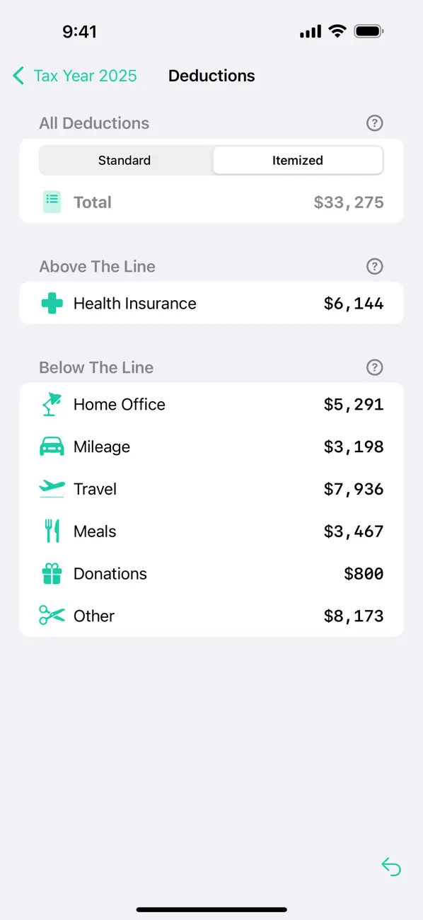 Screenshot #3 pour Taxatio - Tax Calculator