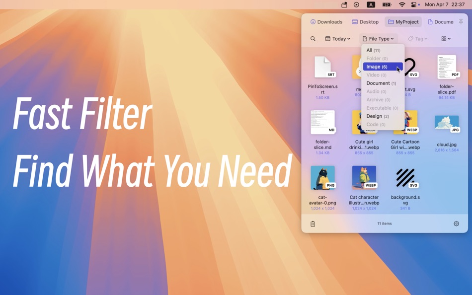 #3. Folder Slice (macOS) 由: 鸿呈 吉