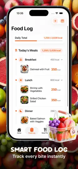 Capture d'écran de Calorie Tracker - Food Diary sur iPhone 2