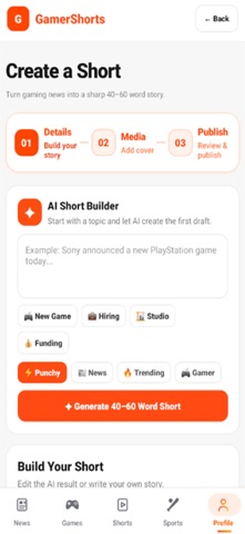 GamerShorts Screenshot 9 of 10