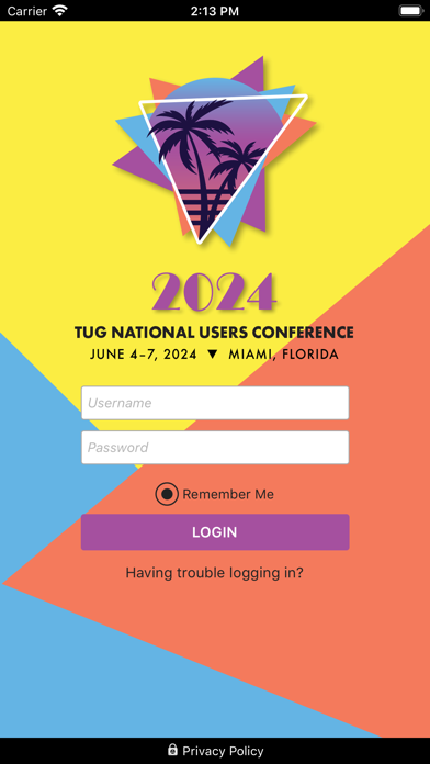 2025 TUG National Conference Screenshot