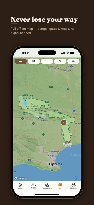 Addo Safari: Map & Guide Screenshot 1 of 8