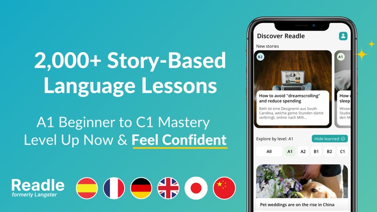 Readle: Learn Languages Daily