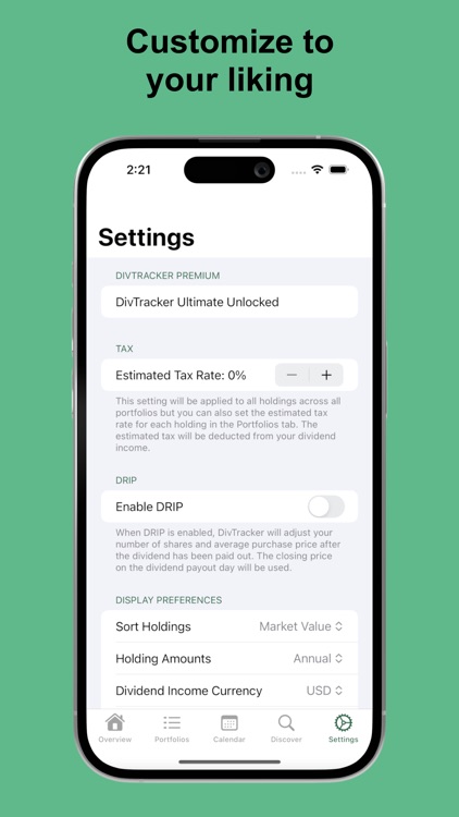 Dividend Tracker - DivTracker screenshot-6