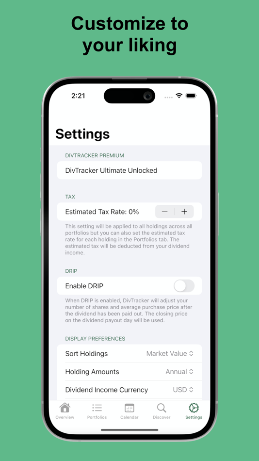 #7. Dividend Tracker - DivTracker (iOS) 由: Boldizsar Tompe