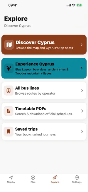 Cyprus Bus Guide screenshot 1