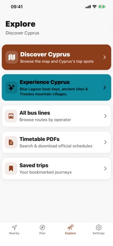 Cyprus Bus Guide Screenshot 1 of 4