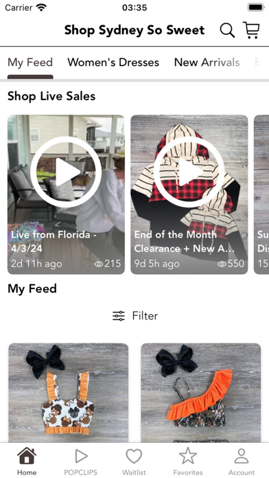 Shop Sydney So Sweet Screenshot