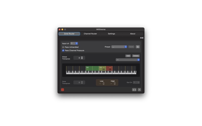 MIDIverse screenshot