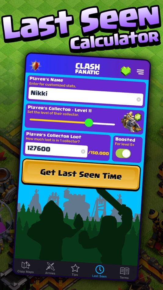 #9. CoC Fanatic: Copy Maps & Base (iOS) Bởi: Too Much Wasabi, LLC
