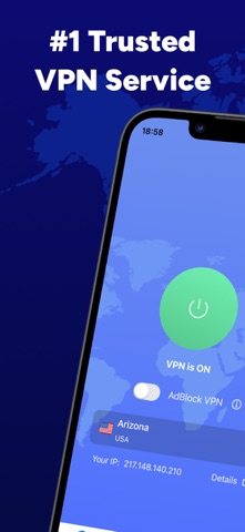 Unlimited VPN Proxy by VeePN iPhone screenshot 1