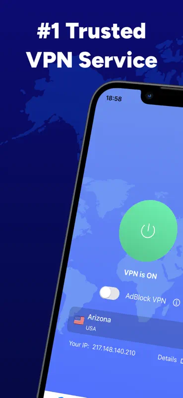 Super VPN Proxy Master - VeePN screenshot 1 of 4