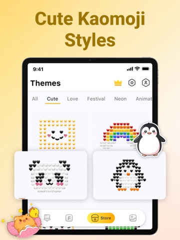 Fonts & Emoji Keyboard: FotoAI iPad screenshot
