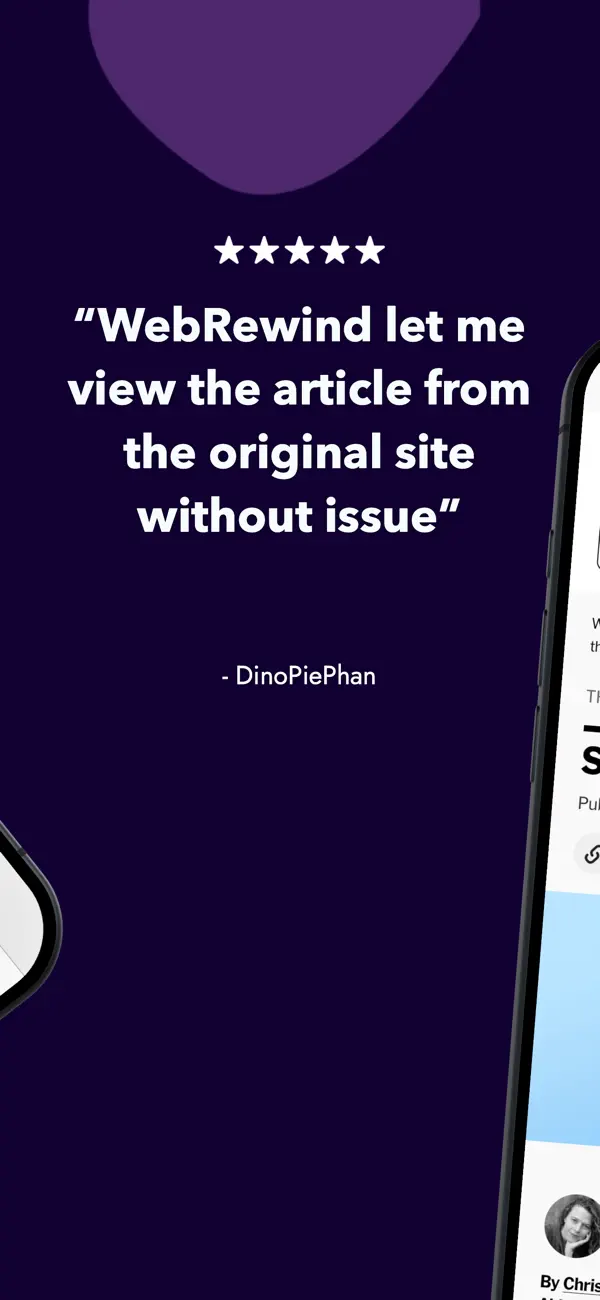 #3. WebRewind - Web Archiver (iOS) Ved: Kevin Chen