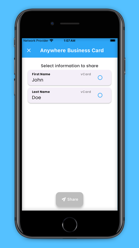 #3. Anywhere Business Card (iOS) 由: General Networking LLC