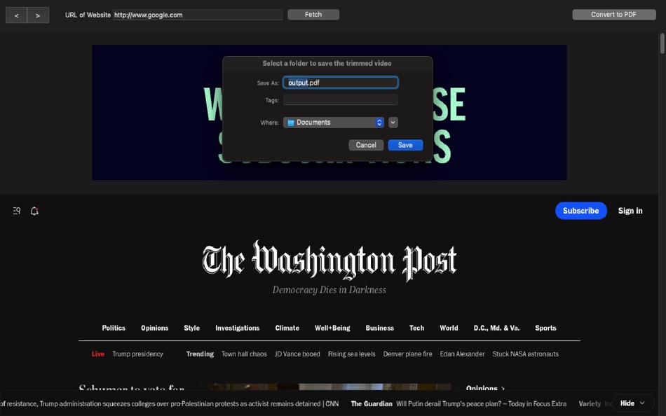 #5. Save Web Pages as PDF (macOS) 由: Alessandro Gimenes Ferri