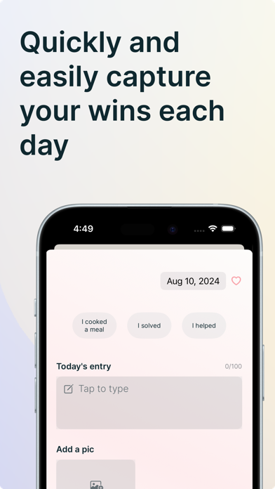 Be Great Journal Screenshot