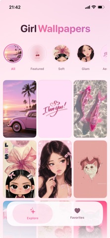 Girly Wallpapers: Aesthetic HD Screenshot 9 of 9