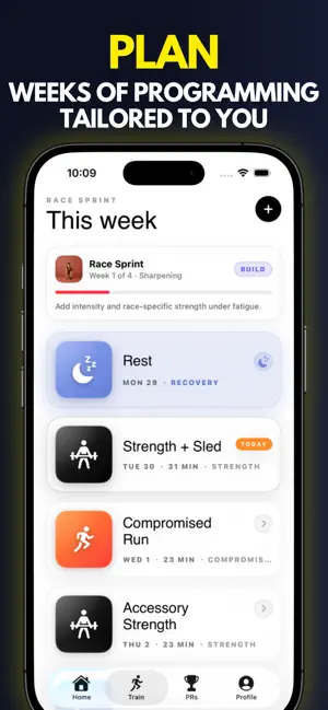 Hyrox Training Planner: RoxFit screenshot 2