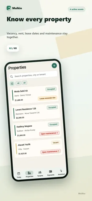 Mulkio Rent Manager screenshot 2