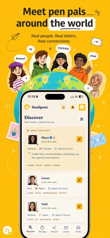 SnailPost: Slow Penpal Letters Screenshot 1 of 7