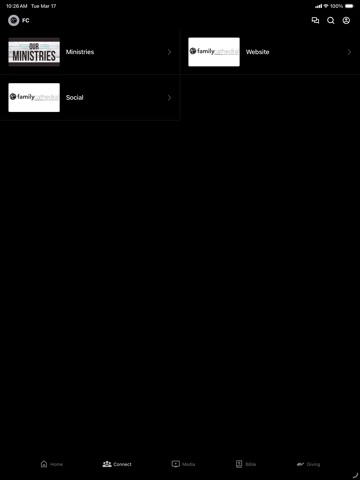 Family Cathedral iPad screenshot