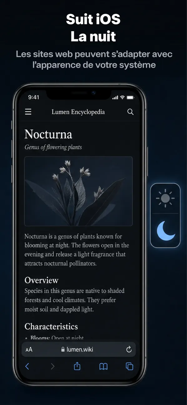 Screenshot #3 pour Nitefall: Mode Nuit pour Web