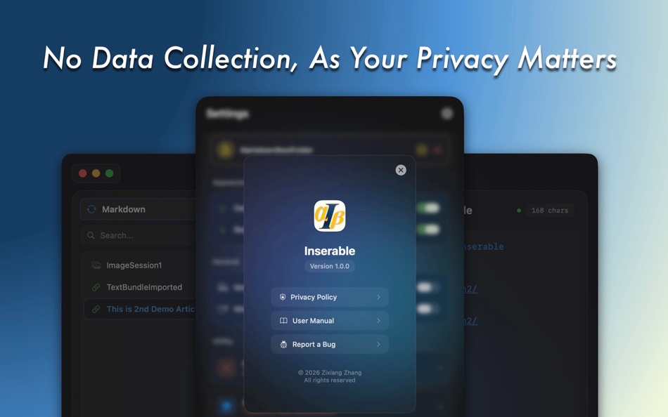 #7. Inserable (macOS) Ved: Zixiang Zhang