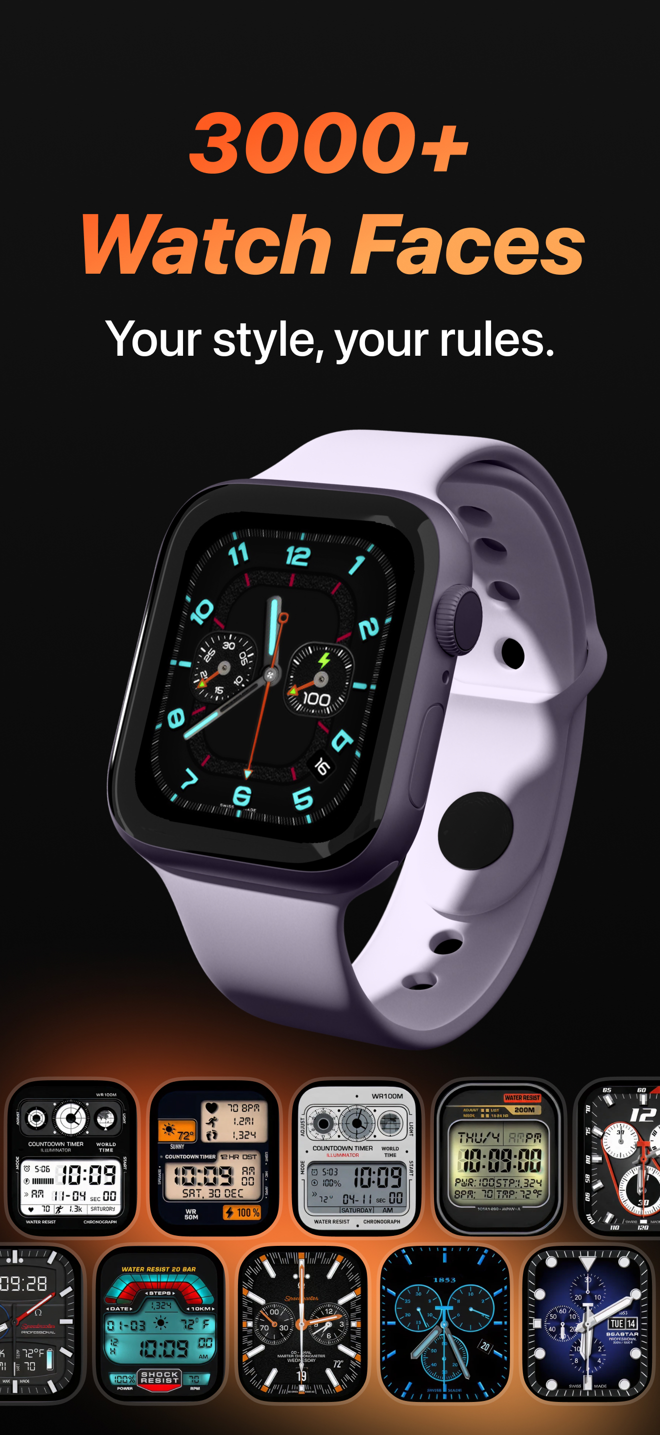 Watch Faces Gallery + Themes