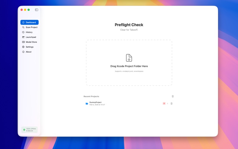 Oxbit Preflight screenshot