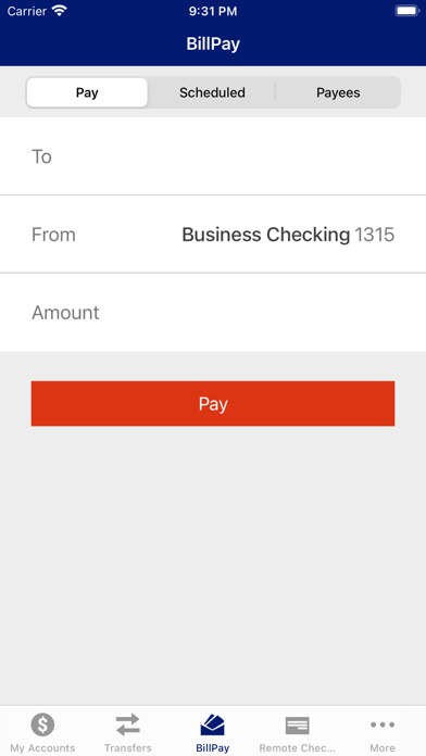 Y-12 Federal Credit Union Screenshot