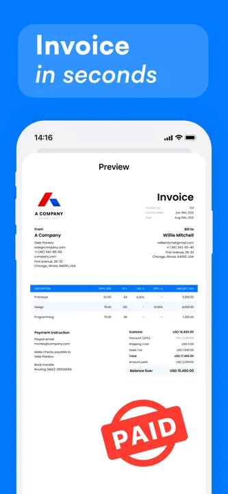 Invoice Maker・Billing App: Screenshot 1 von 5
