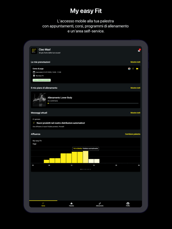 My Easy Fit app screenshot