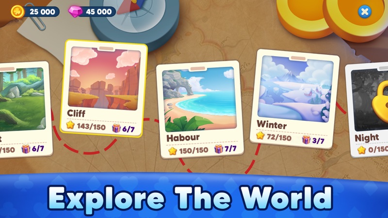 Solitaire Adventures Tripeaks screenshot 3