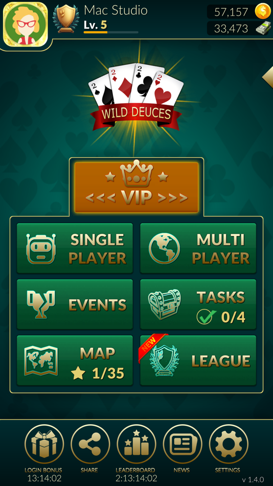 #1. Wild Deuces Multiplayer (iOS) 由: Dharmendra Tomar