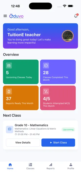 Eduvo Teacher screenshot 2