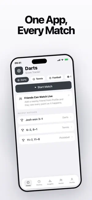 Darts Match Scoreboard screenshot 2