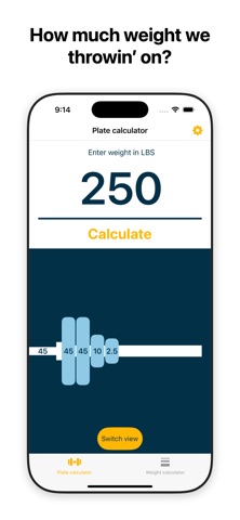 Barbell Calculator – Gym Math screenshot