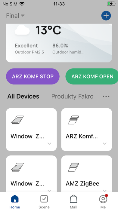 Screenshot #1 pour Fakro Smart