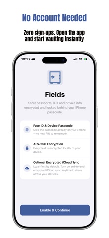 Fields: Secure Notes & Vault Screenshot 2 of 7
