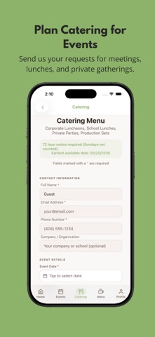 Cafe Bartique iPhone screenshot