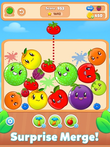 Fruit Match Juicy Drop Merge iPad screenshot