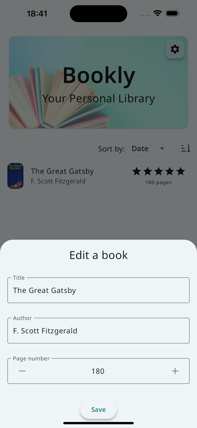 Bookly - Reading Tracker