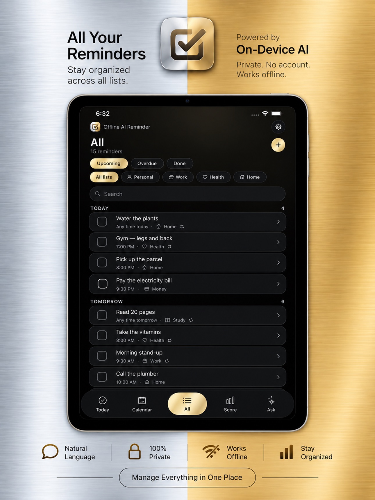 Screenshot 10 of Offline AI Reminder