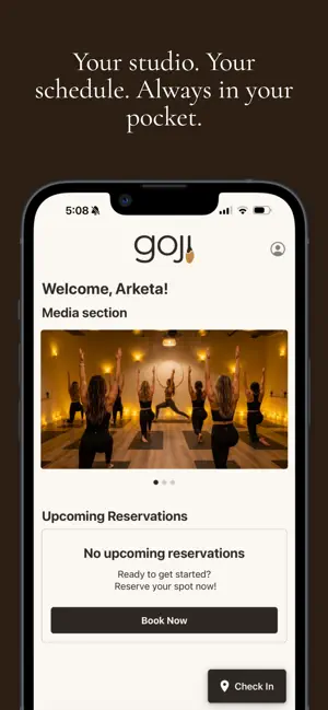 Goji Yoga & Wellness screenshot 2