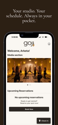 Goji Yoga & Wellness screenshot