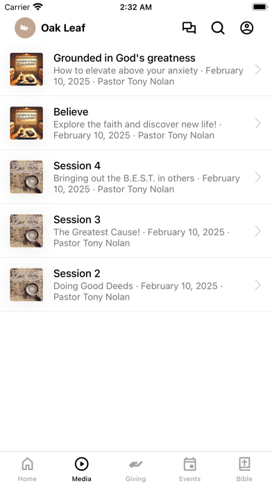 App screenshot