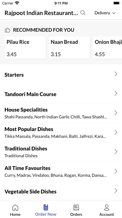 Rajpoot Indian Restaurants Screenshot
