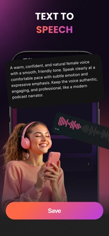 Murf AI Text to Speech iPhone screenshot